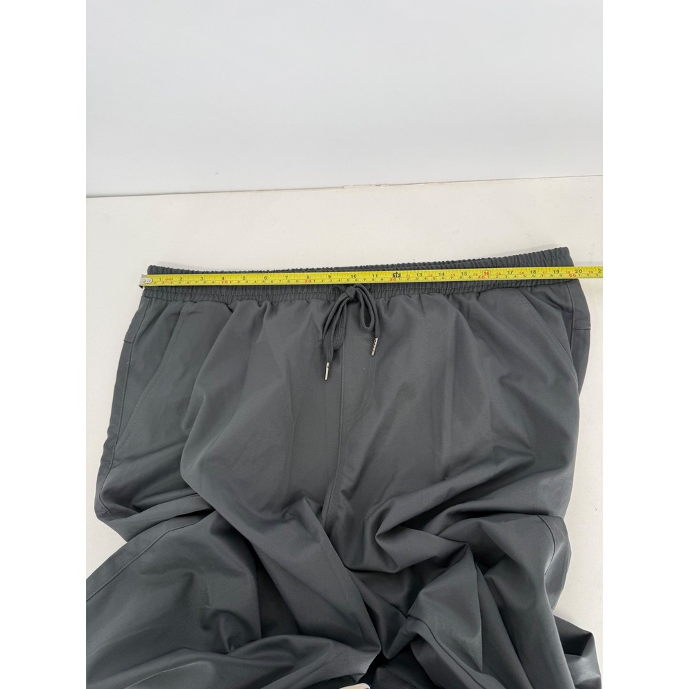 Coofandy Mens Gray Drawstring Waist Straight Leg Polyester Pants Sz 2XL NEW - Picture 7 of 13
